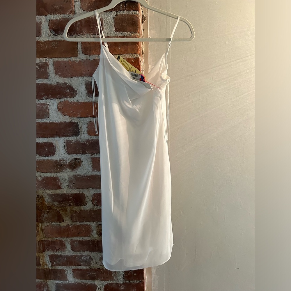 Simple white dress